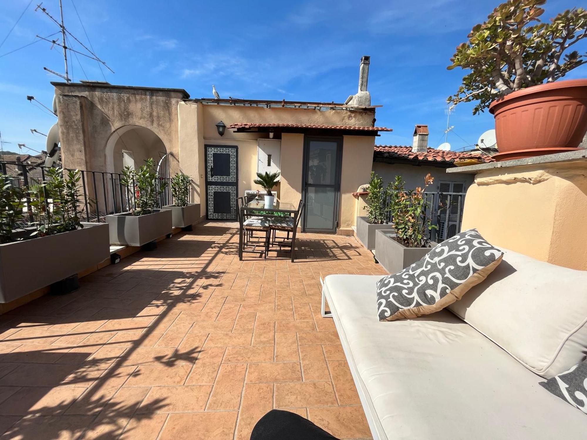 Navona,Campo De Fiori Roof Top House Rome Bagian luar foto