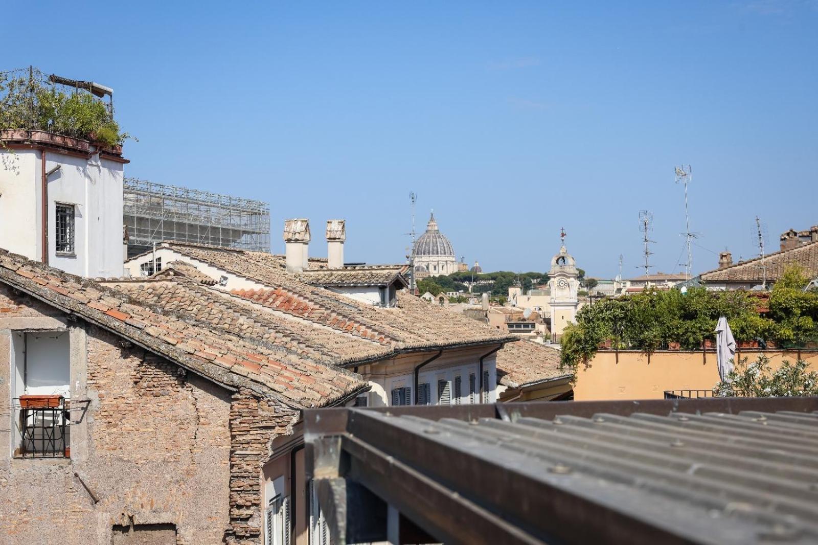 Navona,Campo De Fiori Roof Top House Rome Bagian luar foto