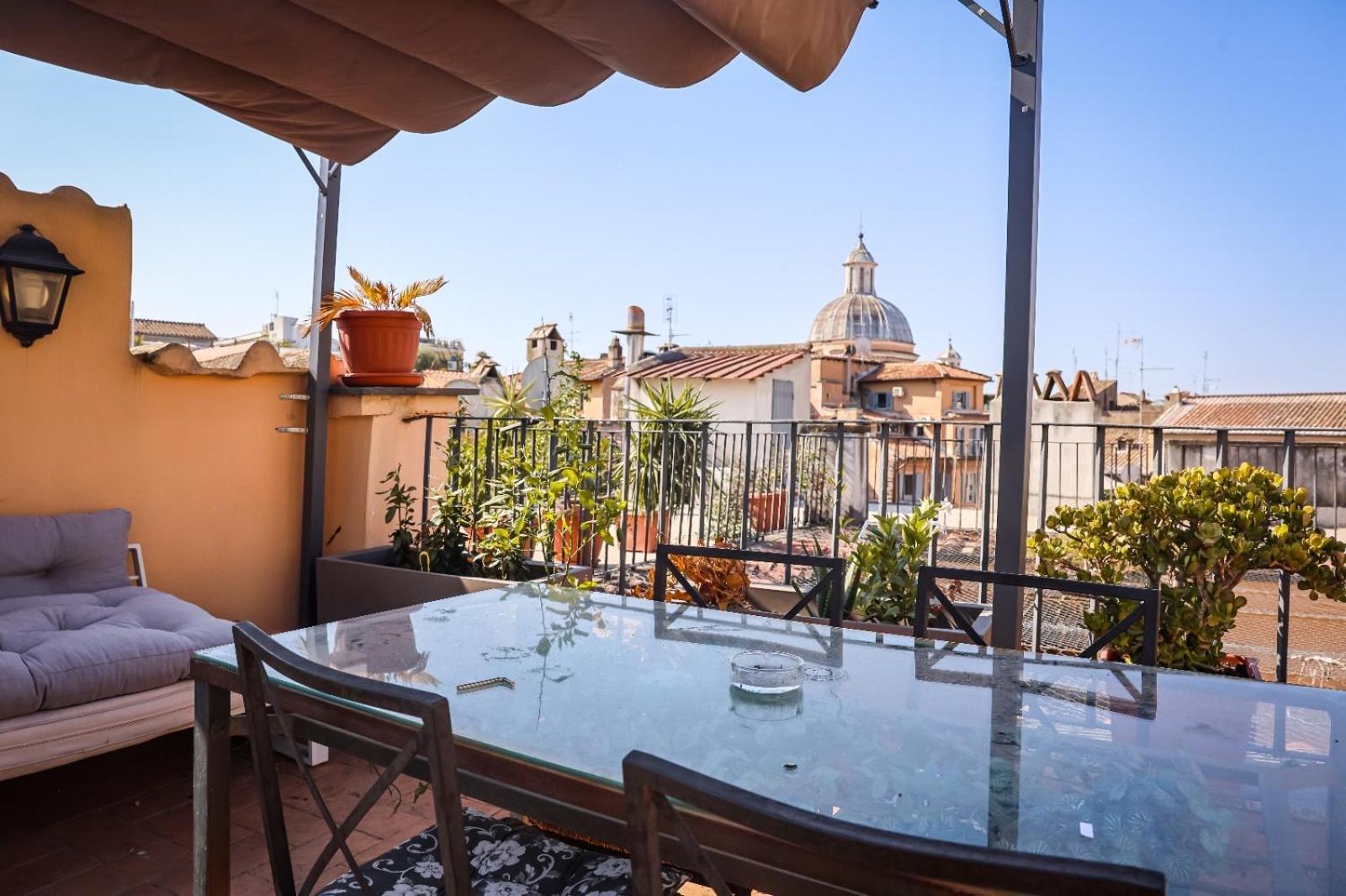 Navona,Campo De Fiori Roof Top House Rome Bagian luar foto